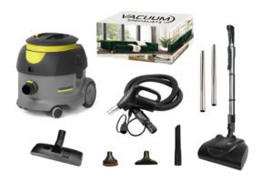 Karcher T12/1 Commercial Canister Vacuum #1.355-127.0 With Wessel Werk EBK360 Powerhead Kit